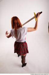 TINA STANDING POSE WITH SWORD